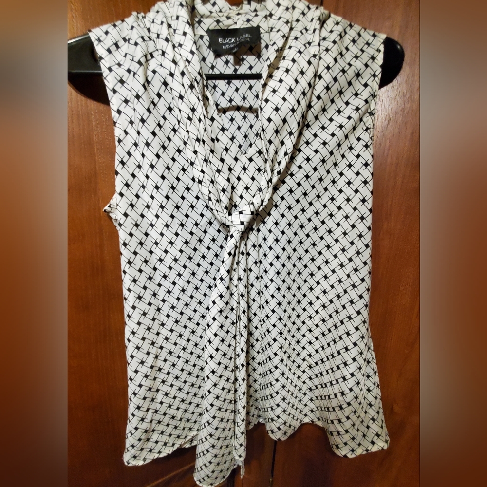 Black Label by Evan Picone sleeveless blouse - EUC